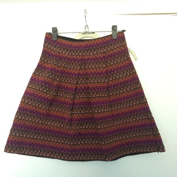 Francesca’s Collection Retro 70s Circle Mini Skirt – Multicolor, Size M - Picture 5 of 5
